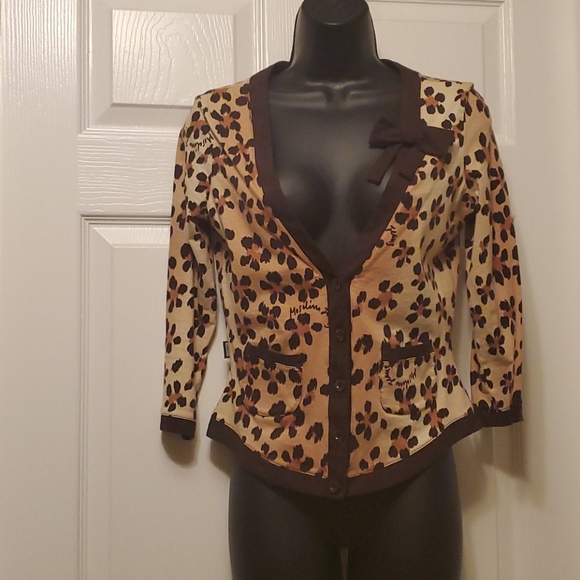Moschino leopard print cardigan - Picture 10 of 11